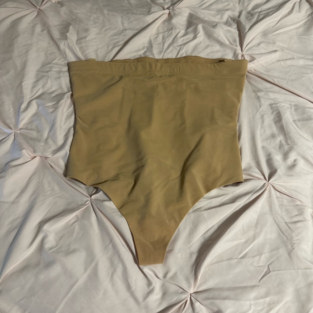 Honeylove Tan SuperPower Thong Tummy Control Shapewear